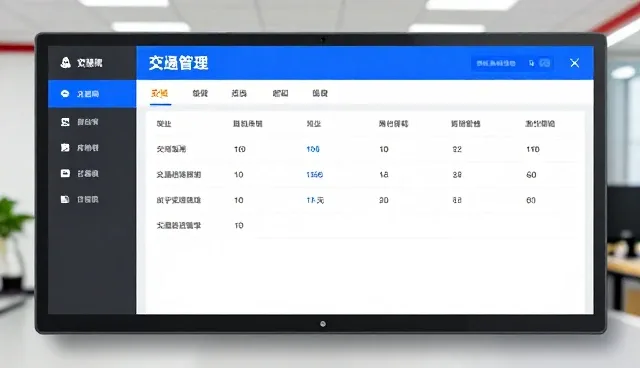 交通调度管理平台如何优化运维服务流程